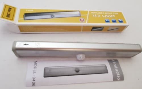 Motion Detection Sensor Automatic Closet Wardrobe Stairs Night LED Light 0406 - Thumbnail 9