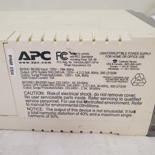 APC Back Up UPS CS 350 120V BK500 BK350 Surge Protected #18 - Thumbnail 5