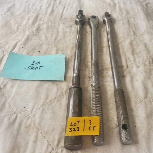 Lot of 3 Drive Flex Head Breaker Bar Extension LOT323 - Image 1