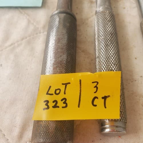 Lot of 3 Drive Flex Head Breaker Bar Extension LOT323 - Thumbnail 2