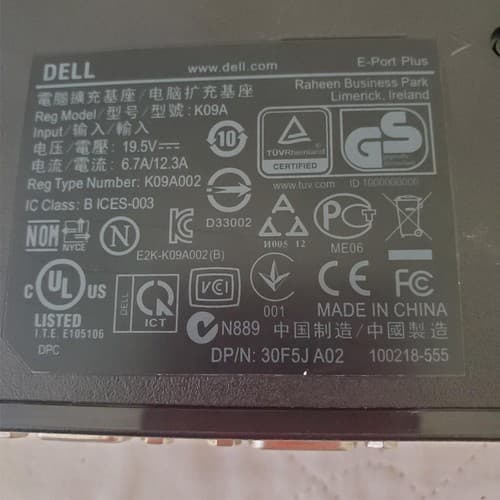 Dell PR02X Docking Station E-Port Plus II USB 3.0 PRO2X Dock Station #4 - Thumbnail 6