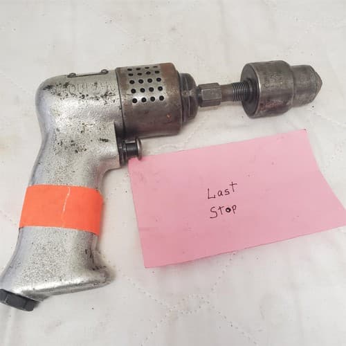 Rockwell Pistol Grip Pneumatic Air Drill Air Tool SS-15 - Thumbnail 4