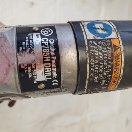 Chicago Pneumatic CP785H 1/2-Inch Standard Duty Air Drill Air Tool LLL-8 - Thumbnail 3