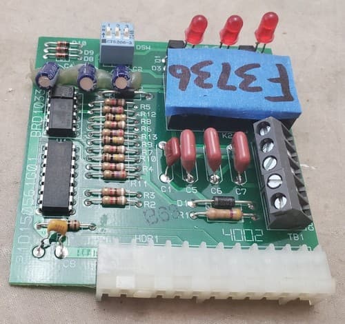 Used Trane Zettler Zone/Bypass Control Card Zzcardal010 21D150561G01 BRD1033 - Thumbnail 3