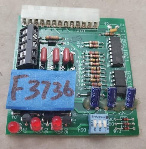 Used Trane Zettler Zone/Bypass Control Card Zzcardal010 21D150561G01 BRD1033 - Image 1