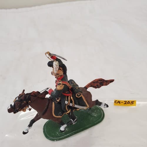 St. Petersburg Hand Painted Metal Toy Soldier Calvery General Chernenkov CM-205 - Thumbnail 4