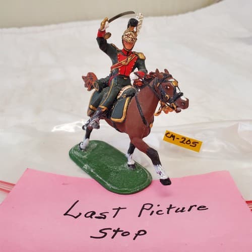 St. Petersburg Hand Painted Metal Toy Soldier Calvery General Chernenkov CM-205 - Thumbnail 8