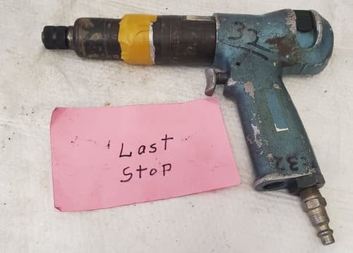 Cleco 8RSAPT-10 Pneumatic Pistol Grip 1/4" Air Tool Screwdriver/Nutrunner TTT-21 - Thumbnail 3