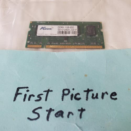 ASint DDRII DDR2 1GB 800 SSY2128M8-JGE1F Memory Module - Image 1