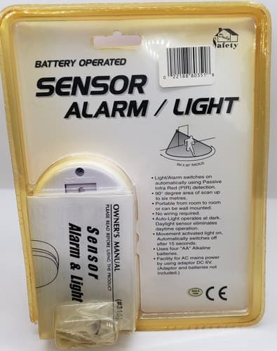 New! Mace Security International Battery Operated Sensor Alarm / Light 215 - Thumbnail 2