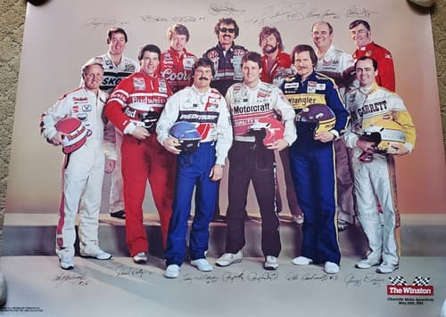 NASCAR The Winston Charlotte Motor Speedway May 25, 1985 Driver Lineup Autos - Image 1
