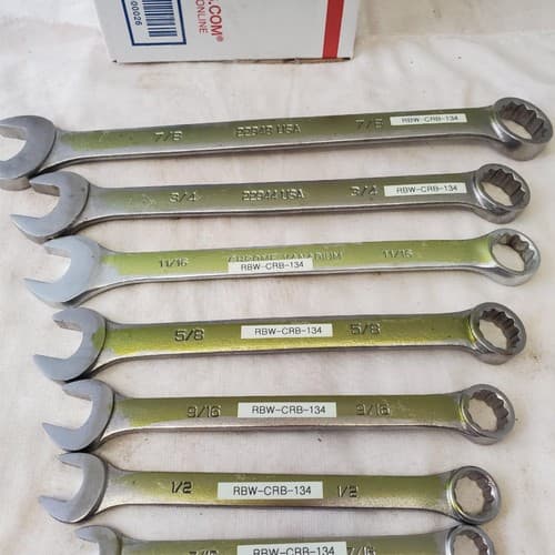 Lot of 11pcs 12 Point SAE Combination Wrench Set - LOT 468 - Thumbnail 4
