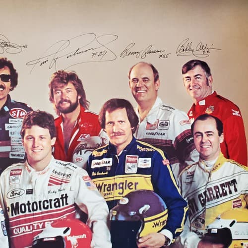 NASCAR The Winston Charlotte Motor Speedway May 25, 1985 Driver Lineup Autos - Thumbnail 9