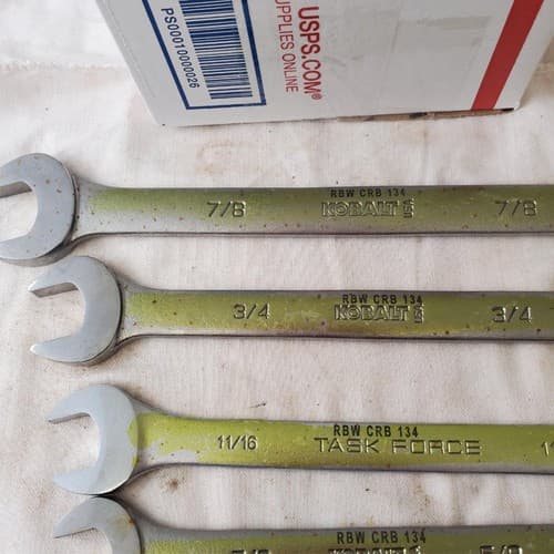 Lot of 11pcs 12 Point SAE Combination Wrench Set - LOT 468 - Thumbnail 7