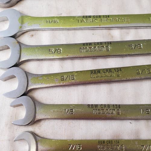 Lot of 11pcs 12 Point SAE Combination Wrench Set - LOT 468 - Thumbnail 8