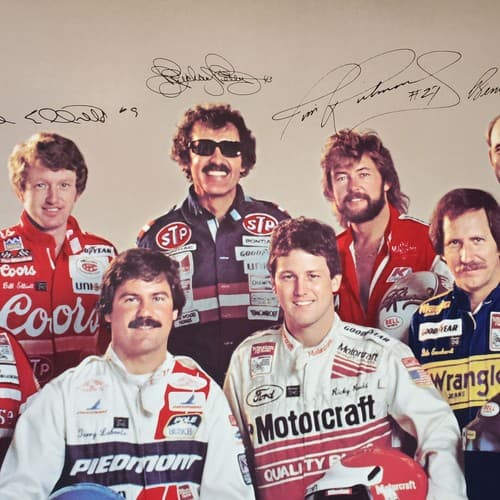 NASCAR The Winston Charlotte Motor Speedway May 25, 1985 Driver Lineup Autos - Thumbnail 8