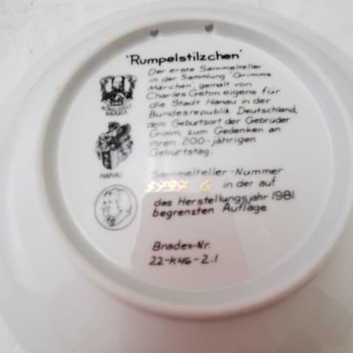 Lot of 8 Bradford Exchange Dornroschen Rumpelstilzche Rapunzel Collector Plate - Thumbnail 10