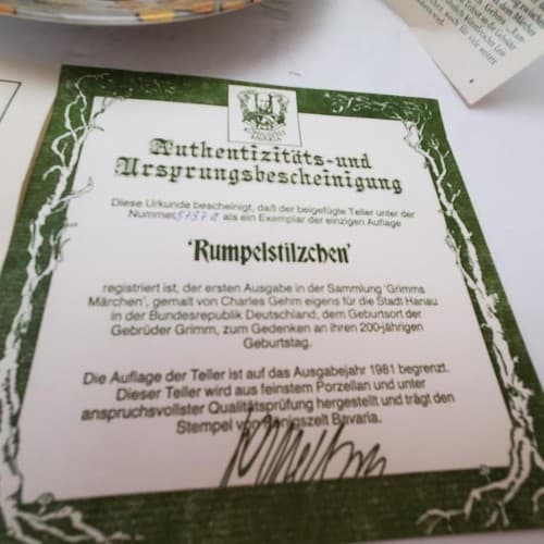 Lot of 8 Bradford Exchange Dornroschen Rumpelstilzche Rapunzel Collector Plate - Thumbnail 7