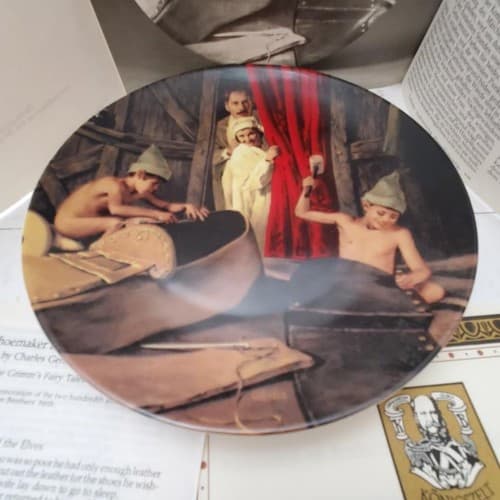 Lot of 8 Bradford Exchange Dornroschen Rumpelstilzche Rapunzel Collector Plate - Thumbnail 21