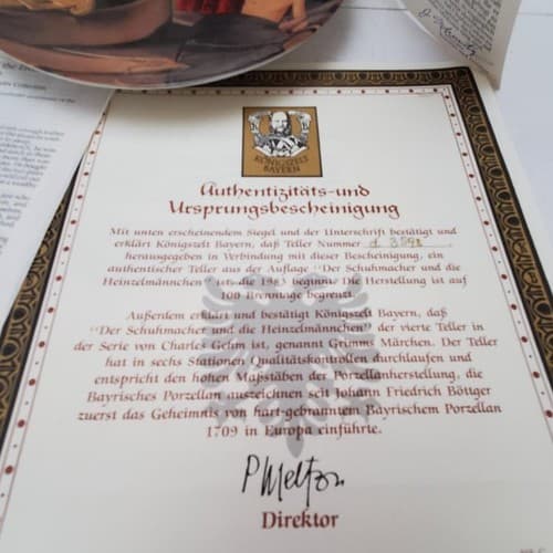 Lot of 8 Bradford Exchange Dornroschen Rumpelstilzche Rapunzel Collector Plate - Thumbnail 22