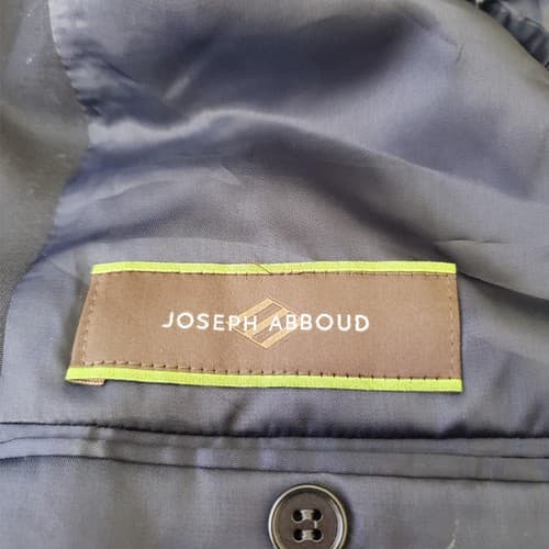 Joseph Abboud Collection Men's Navy Blue Blazer Suit Jacket Sport Coat 44R - Thumbnail 4