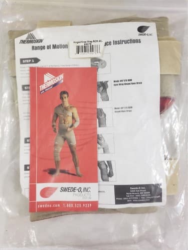 ThermoSkin Range of Motion Hinged Knee Wrap Brace Size 4 XL - Image 1