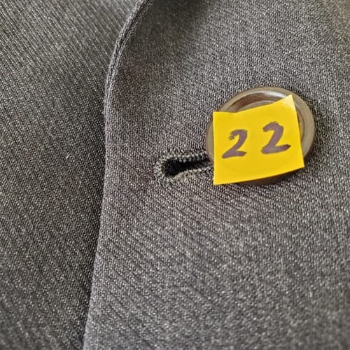 HUGO BOSS Charcoal Black Blazer Suit Jacket Sport Coat Large - Thumbnail 8