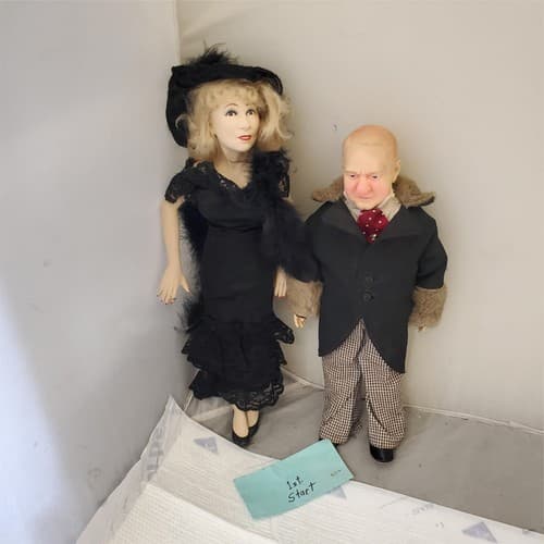 Effanbee's Legend Series W.C. Fields Mae West Lot of 2 - Image 1