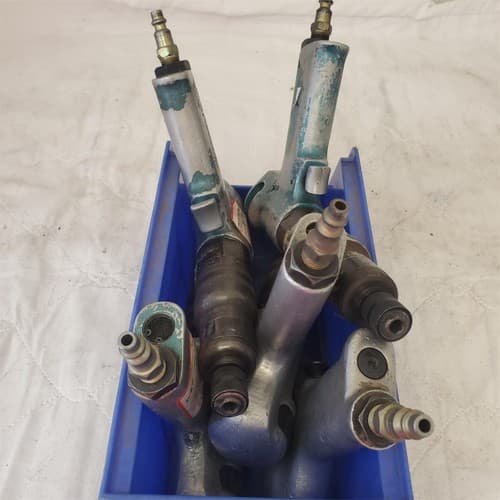 Lot Cleco Pneumatic Pistol Grip 1/4" Air Tool Screwdriver/Nutrunner Tools Lot-22 - Thumbnail 4