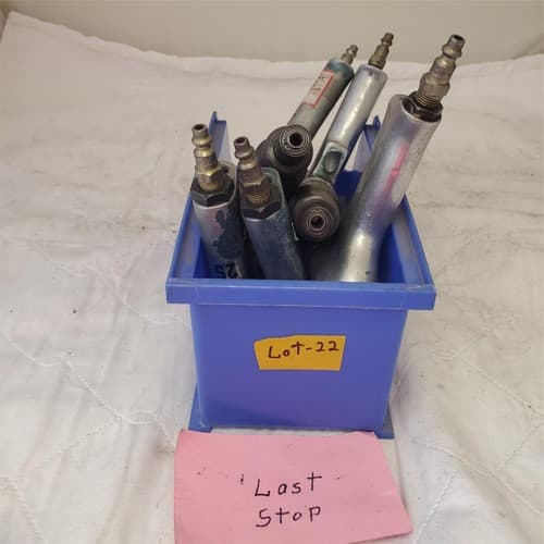 Lot Cleco Pneumatic Pistol Grip 1/4" Air Tool Screwdriver/Nutrunner Tools Lot-22 - Thumbnail 6