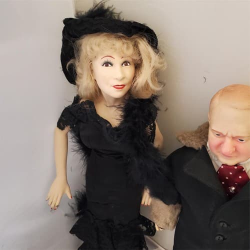 Effanbee's Legend Series W.C. Fields Mae West Lot of 2 - Thumbnail 2