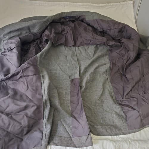 Brooks Brothers Brookschool Wool Grey 2 Button Blazer Suit Jacket Sport Coat - Thumbnail 3