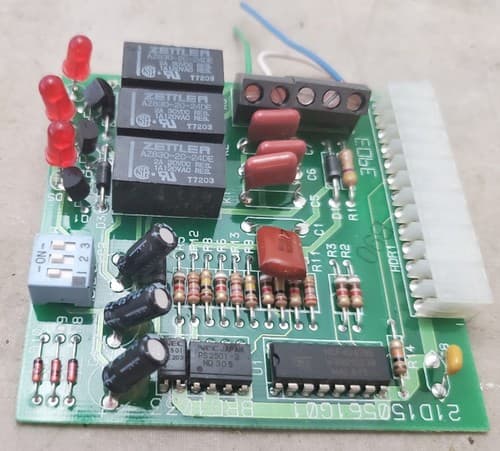 Vintage Trane Zettler Zone/Bypass Control Card Zzcardal010 21D150561G01 BRD1033 - Thumbnail 4