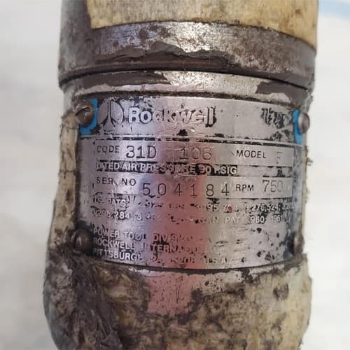 Rockwell 31D 106F Pistol Grip Pneumatic Air Drill Air Tool FF-20 - Thumbnail 3