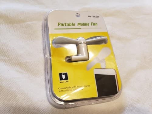 Micro USB Mini Fan, Portable Mobile Phone Cool Fan 60-715324 - Image 1