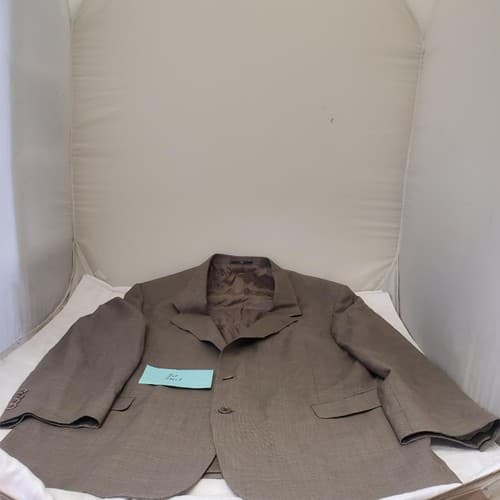 VALENTINO 100% Wool Mens Brown Blazer Suit Jacket Sport Coat 46L - Image 1