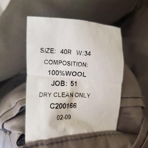 JOS A BANK Mens Blazer 100% Wool Sport Coat Jacket 40R Tobacco Brown - Thumbnail 6