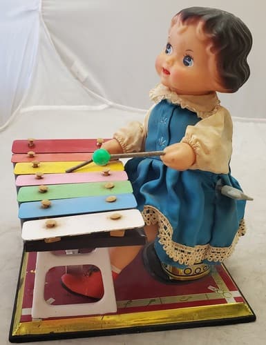 Vintage Xylophone Children's Little Performer Musical Instruments Toy Kids Gift - Thumbnail 5
