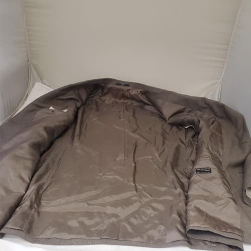 VALENTINO 100% Wool Mens Brown Blazer Suit Jacket Sport Coat 46L - Thumbnail 5