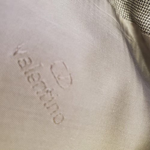 VALENTINO 100% Wool Mens Brown Blazer Suit Jacket Sport Coat 46L - Thumbnail 10