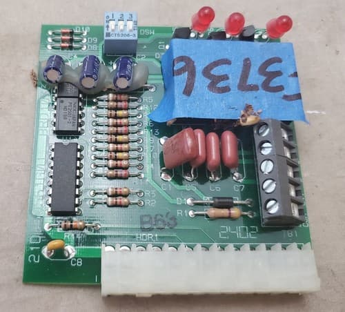 Trane Zettler Zone/Bypass Control Card Zzcardal010 21D150561G01 BRD1033 - Thumbnail 3