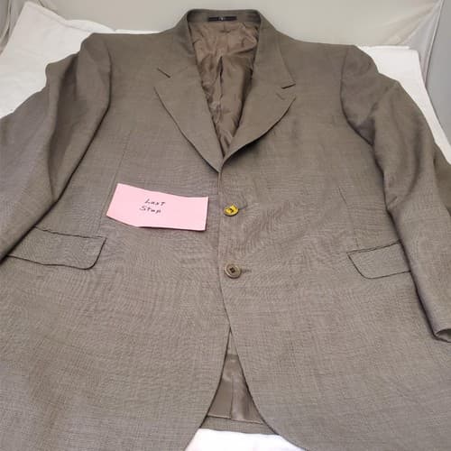 VALENTINO 100% Wool Mens Brown Blazer Suit Jacket Sport Coat 46L - Thumbnail 11