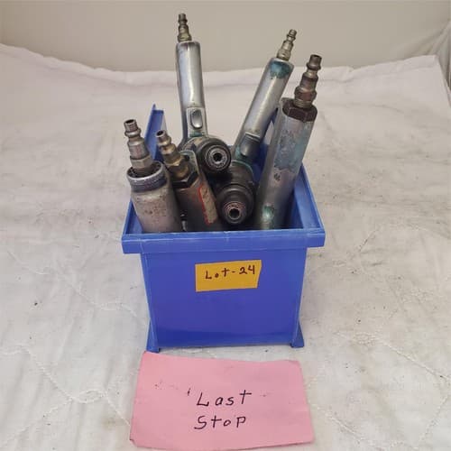 Lot of 5 Cleco Pneumatic 1/4" Screwdriver/Nutrunner Pistol Grip Air Tools Lot-24 - Thumbnail 6