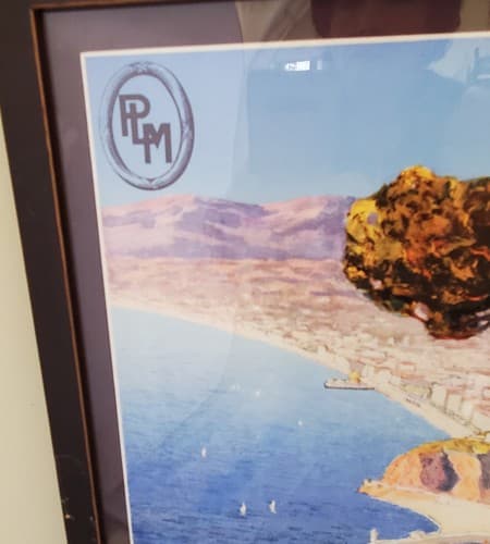 Girl View of Nice Beaches Sea Ocean Flowers France French Travel Tourism - Thumbnail 2