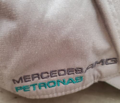 Vintage Mercedes Benz Auto Car Logo Adjustable White Mens Hat Cap - Thumbnail 2