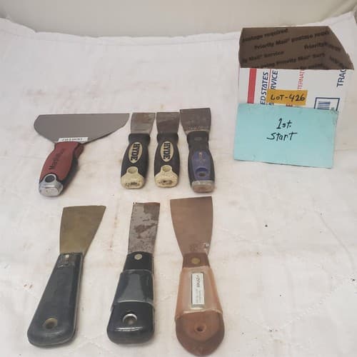 7 Pcs Mixed Sizes Scraper Tools - Image 1