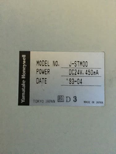 Yamatake Honeywell J-STM00 High Level Analog Input Module - Thumbnail 3