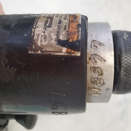 Dayton 6Z585B Pistol Grip Pneumatic Air Drill Air Tool VV-30 - Thumbnail 3