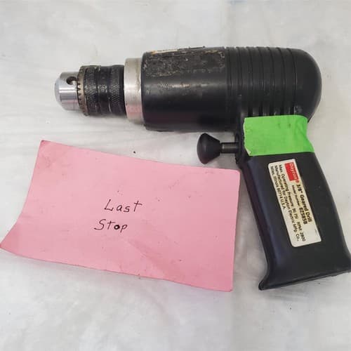 Dayton 6Z585B Pistol Grip Pneumatic Air Drill Air Tool VV-30 - Thumbnail 4