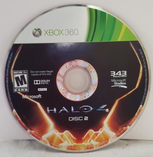 Halo 4 Game Disc #2 343 Industries Microsoft Xbox 360 Game Disc Only - Image 1
